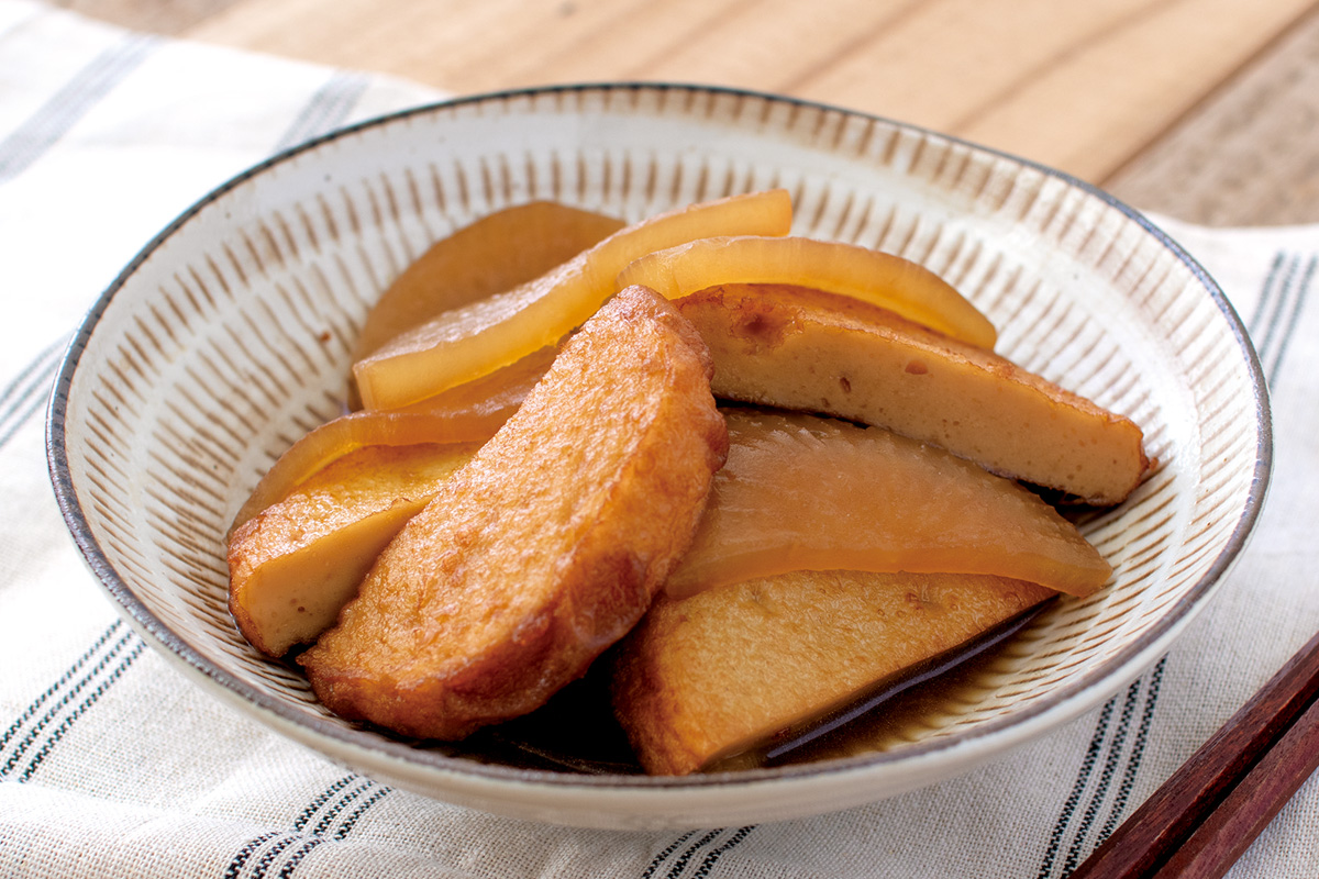 さつま揚げと大根の煮物