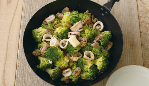 いかとあさりのバター蒸し