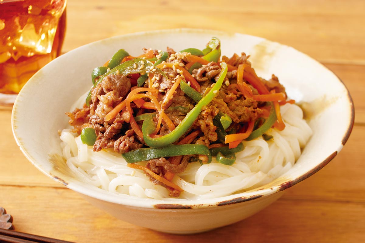 ビビンバ風うどん