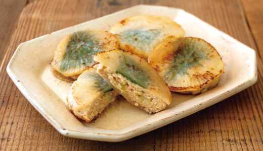 えびしんじょと大根の挟み焼き