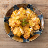 とり天の卵とじ