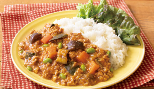 ごろごろ夏野菜のキーマカレー