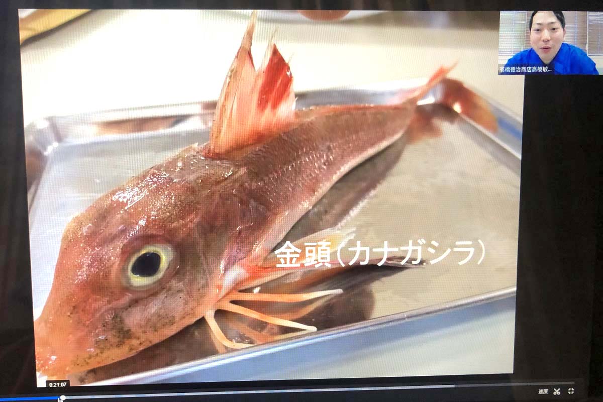 なぎょっとの原料カナガシラ