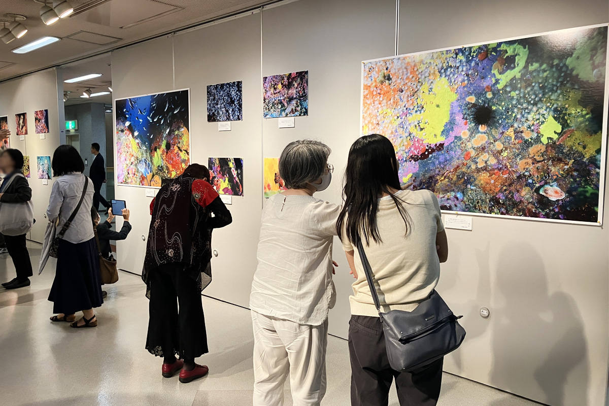 鍵井靖章氏の写真パネル展示