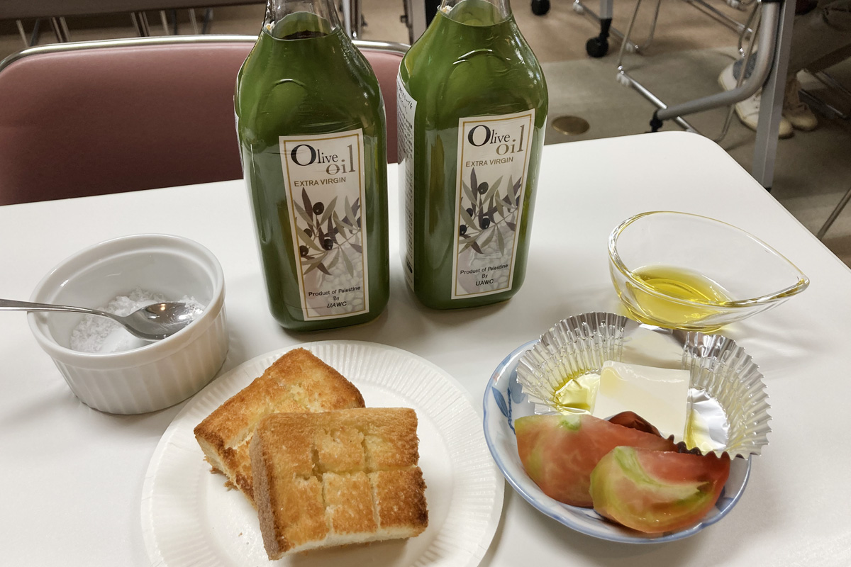 あいコープ自慢の食材とオリーブオイルのマリアージュ♪