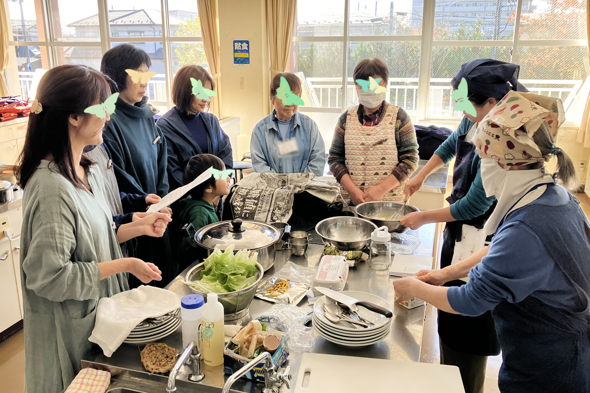 鍋布団チーズケーキを作ってくれる脱原委員さん