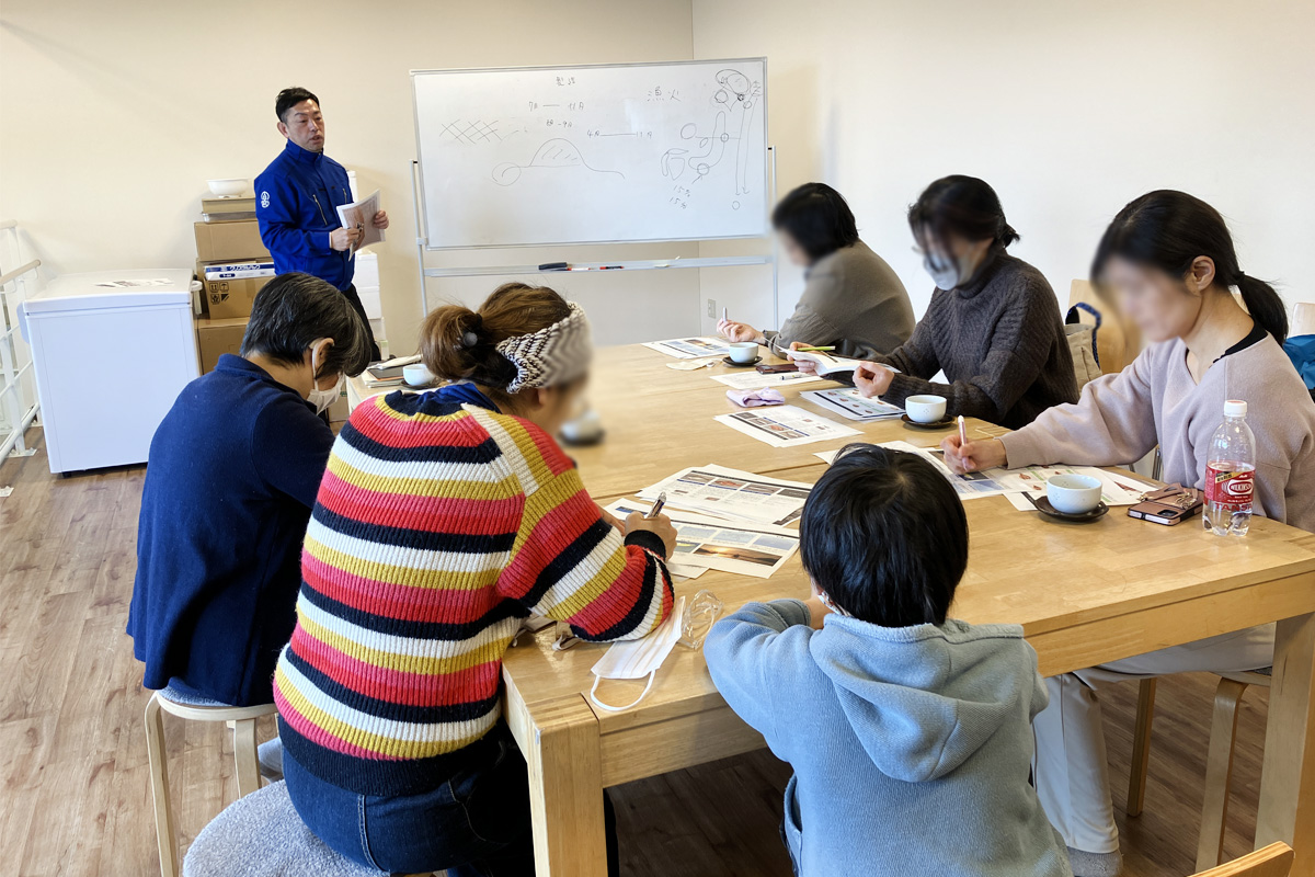 間宮社長のお魚講義を聞きました