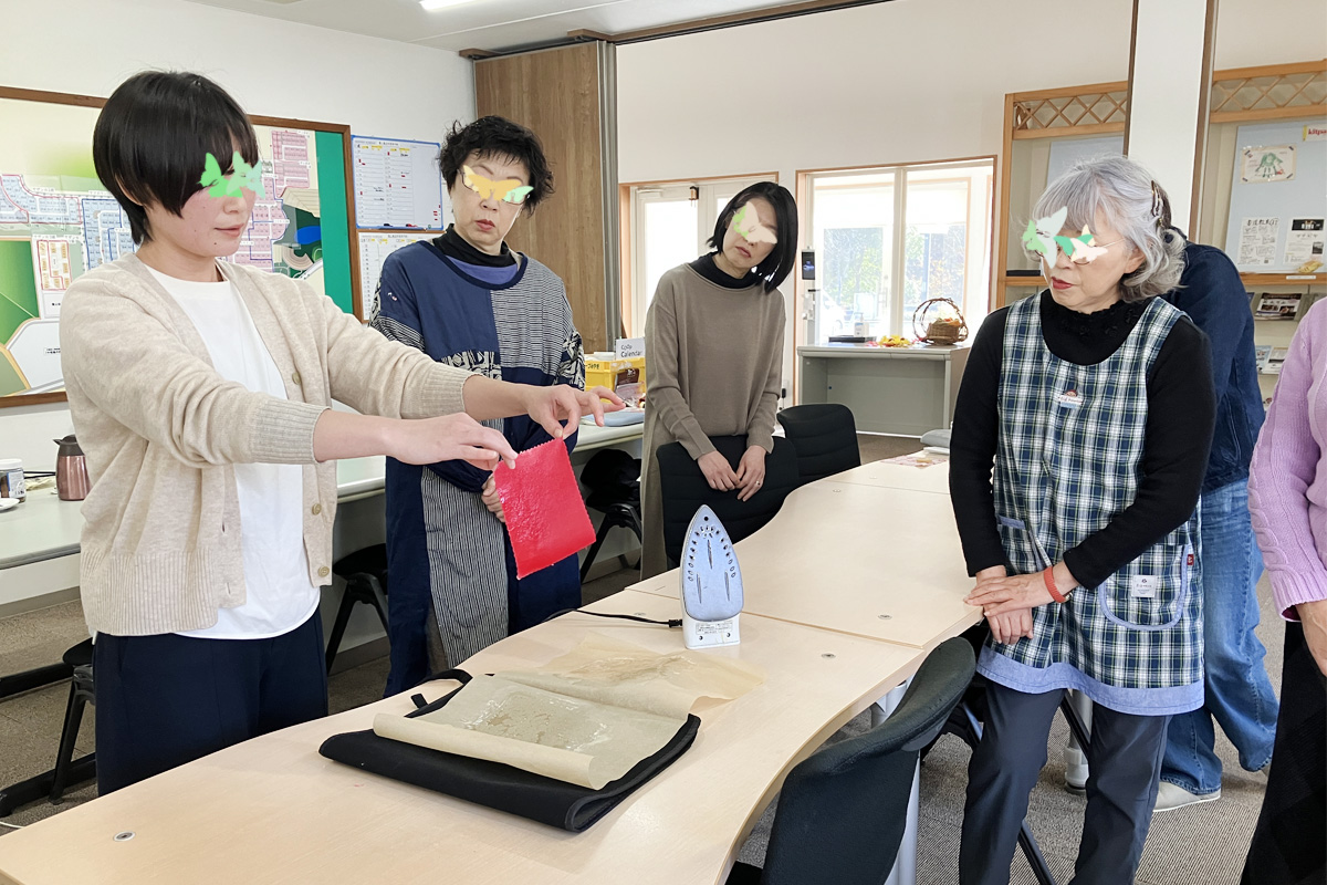 つやつやきれいに仕上がったエコラップ