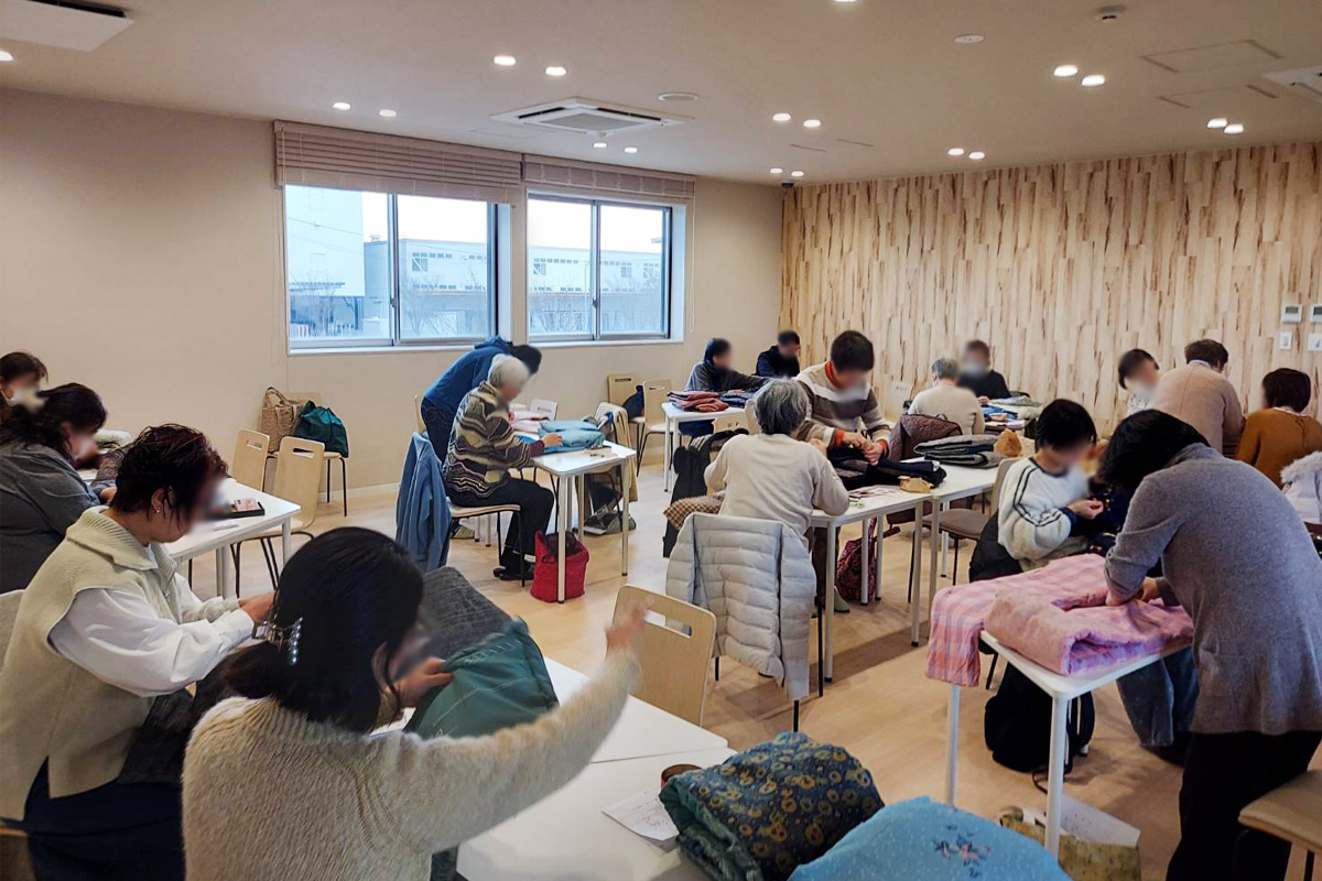 一針一針に思いを込めて