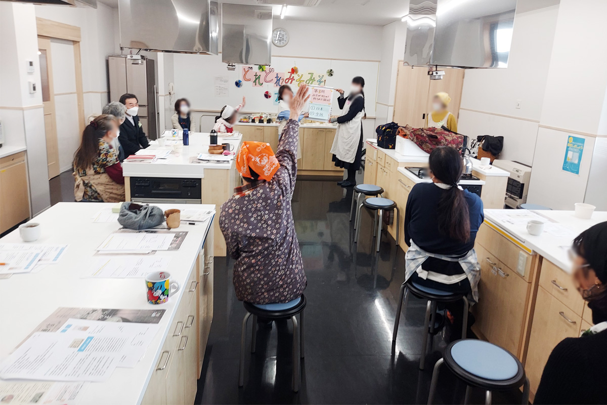 委員さんお手製の味噌クイズタイム