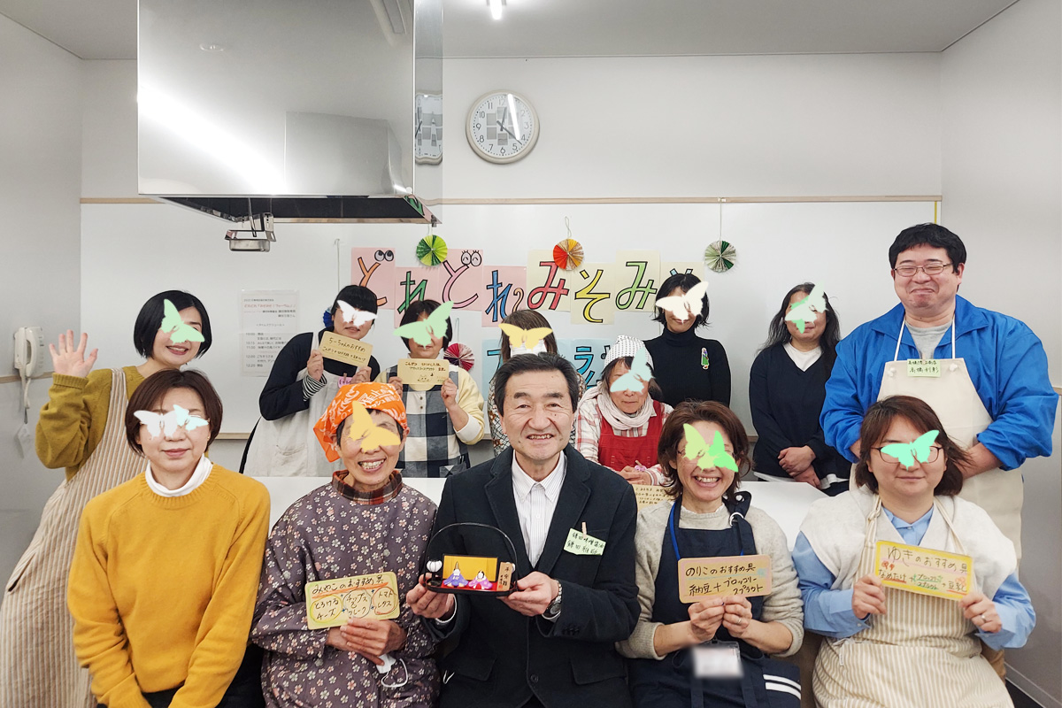 鎌田専務を囲んで