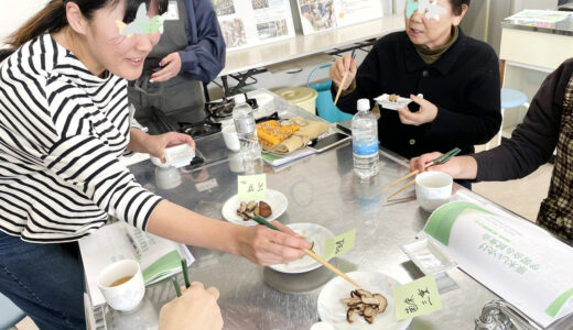 2/26 原木しいたけ試食会 with 芳賀裕さん