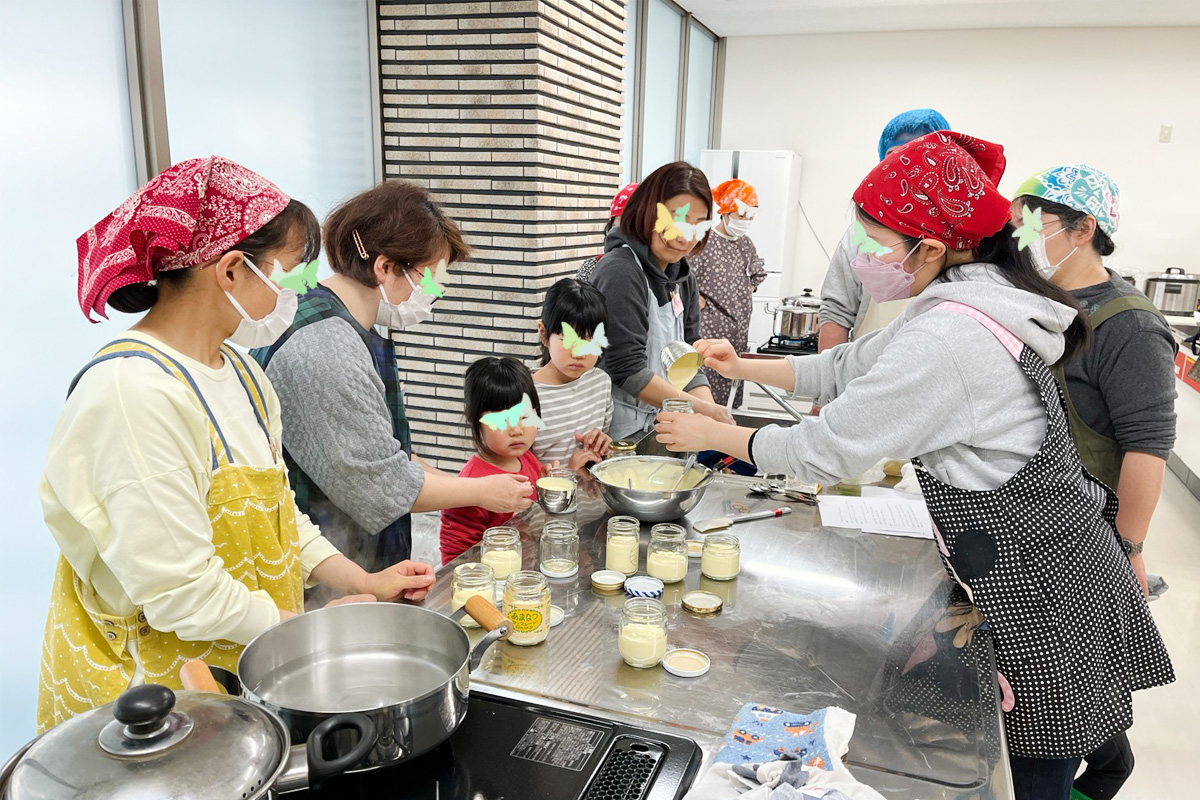 鍋布団でチーズケーキ!楽しみだね。