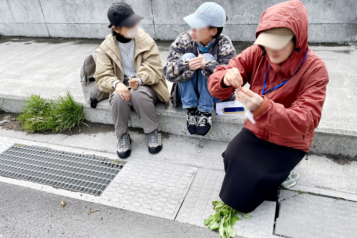 反応待ちの時間の情報交換も醍醐味