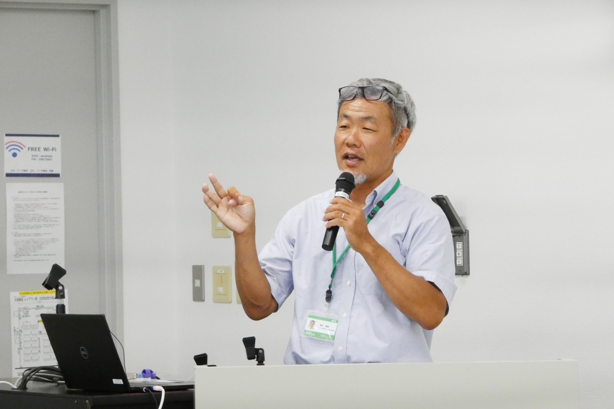 現地で体験したことをリアルに伝える橋本氏