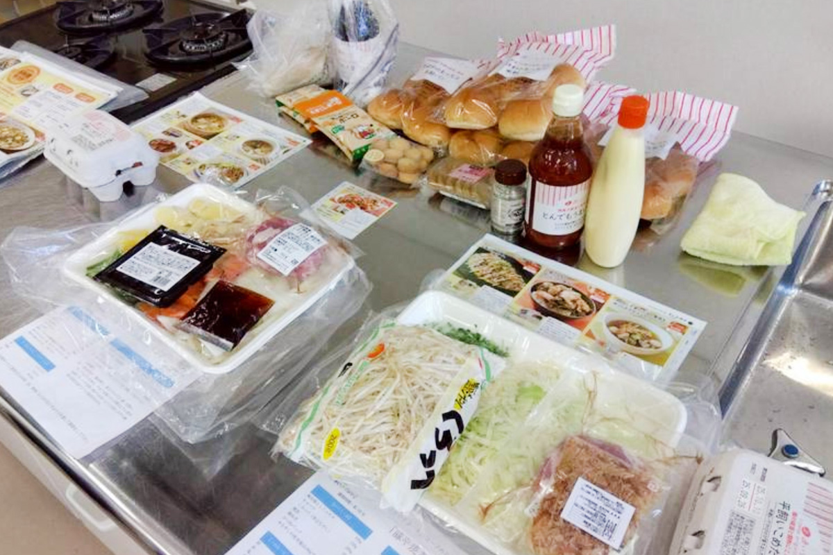 お料理キットがズラリ!