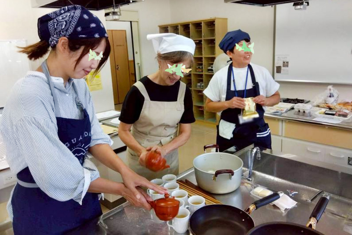 美味しいお茶の淹れ方も教えてもらいました