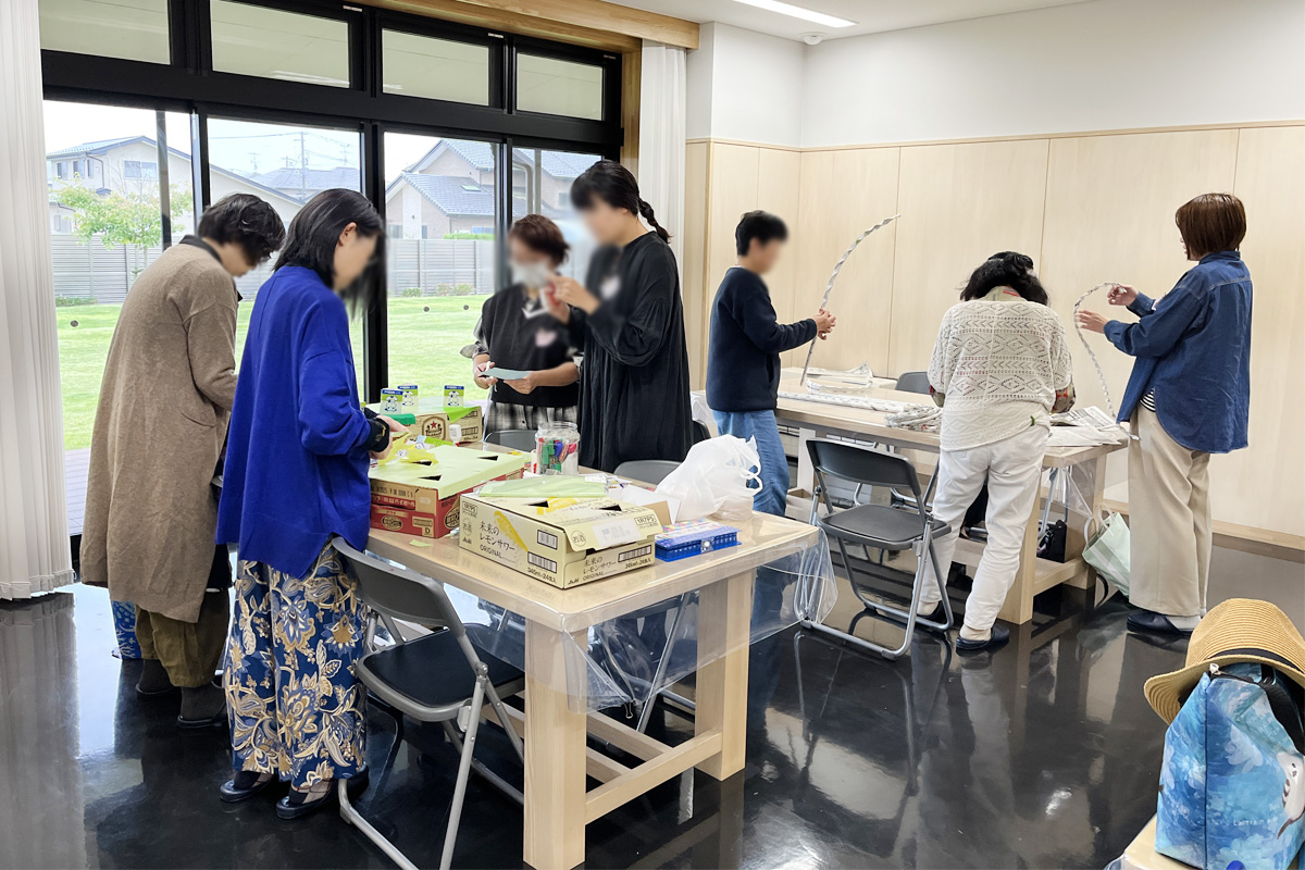 2チームに分けて作業