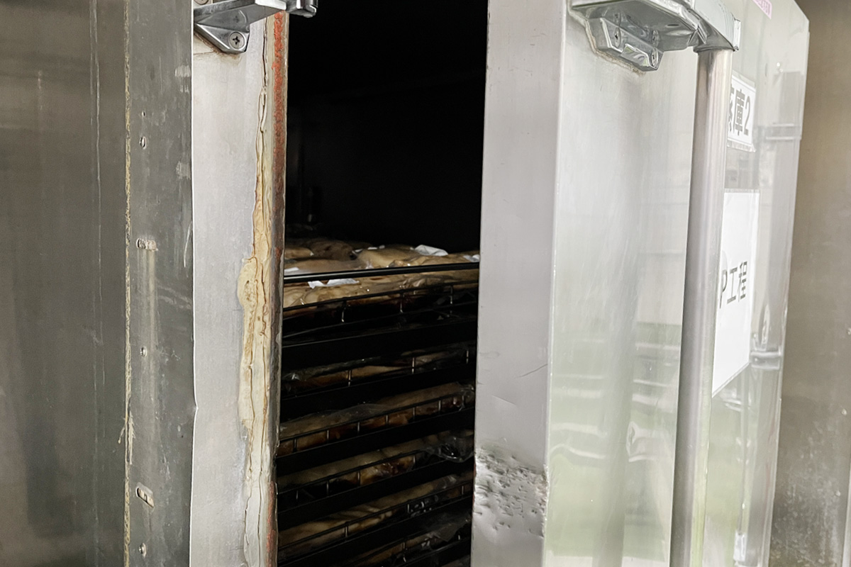 高温で味をしみこませます