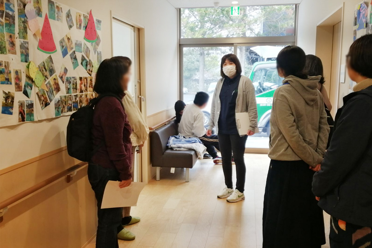 わ・は・わ広瀬施設を見学