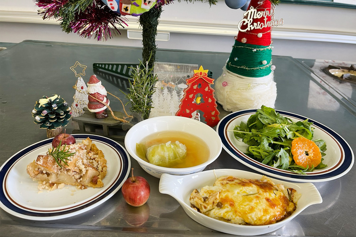 豪華なクリスマスランチ