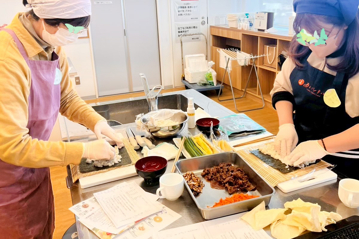 思い切りよく巻くのがコツなんです