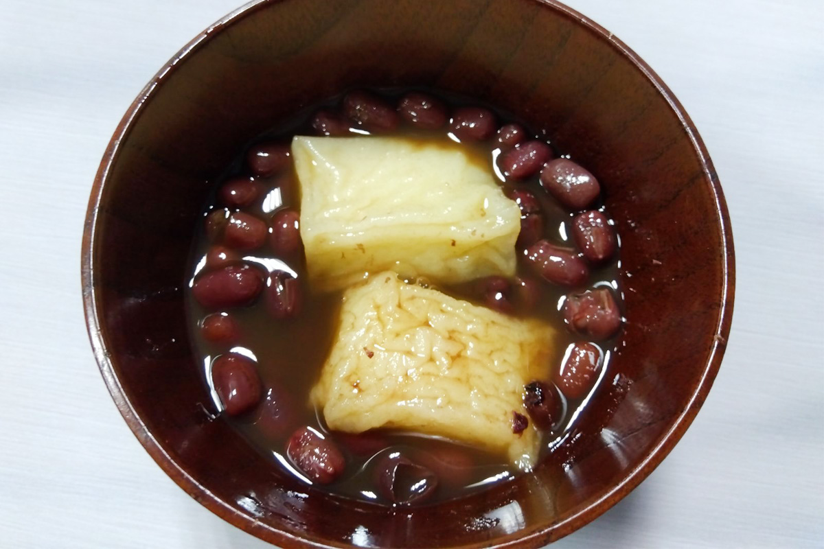 小豆いっぱいのお汁粉