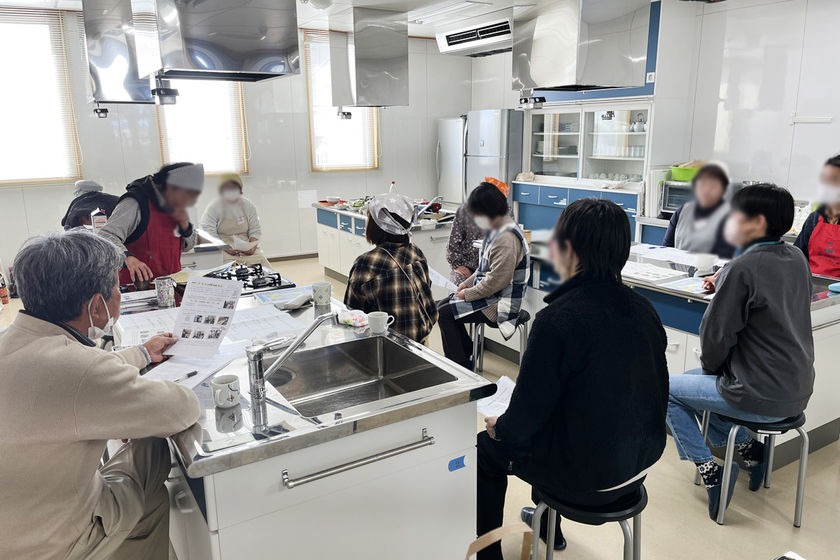 学んだことを発表する委員さん