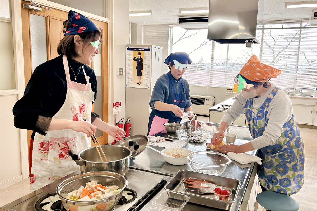 さっそく調理開始です