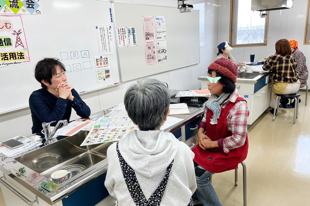 あいコープミートセンター辻井課長とも交流しました