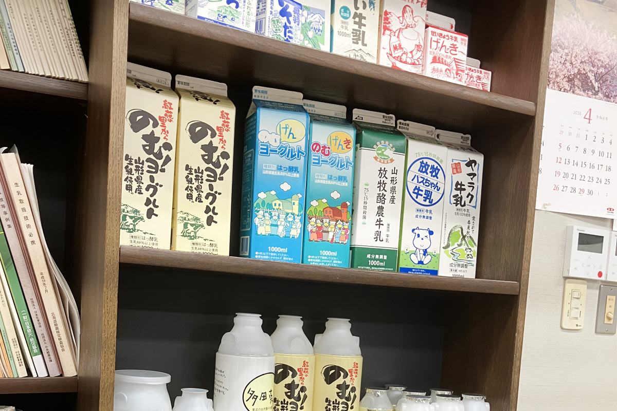 商品ラインナップの中で目を引くパスちゃん牛乳