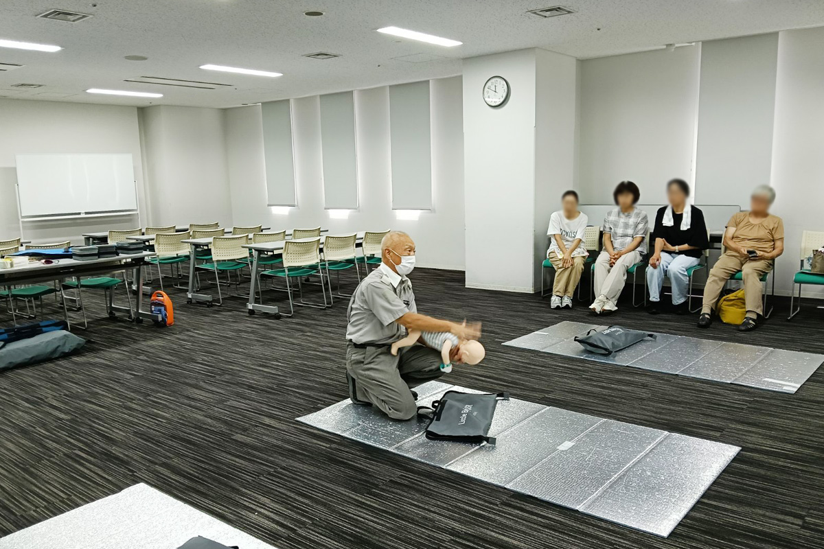 宮城野消防署の救命救急士さん
