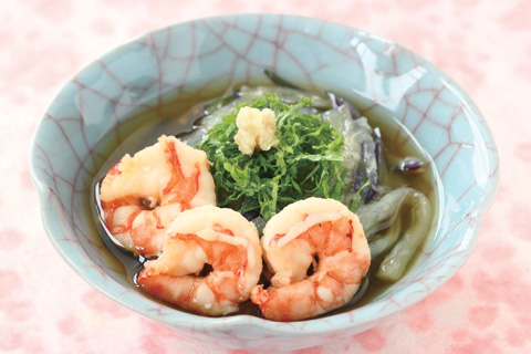 えびとなすの冷やし椀