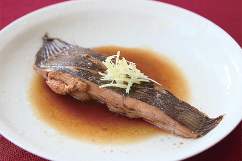 子持ちカレイの煮付け