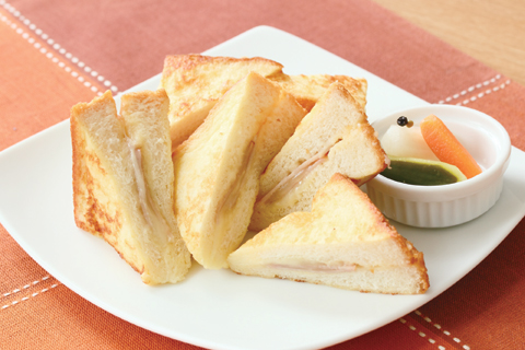 ハムとチーズのフレンチトースト