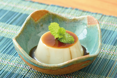 ブランマンジェ風胡麻プリン
