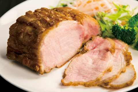 豚ロース肉の揚げ焼き豚