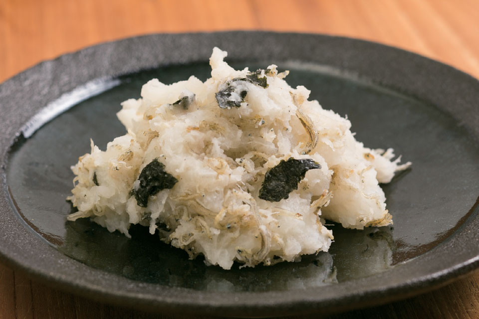 長芋のちりめんじゃこ入りサラダ