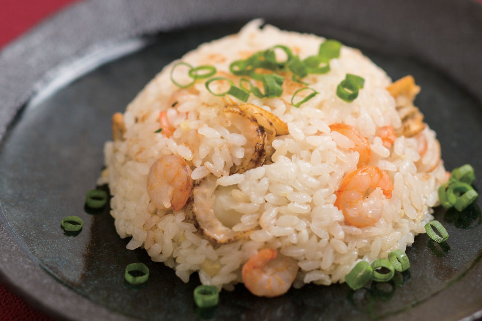 炊飯器で中華風ピラフ