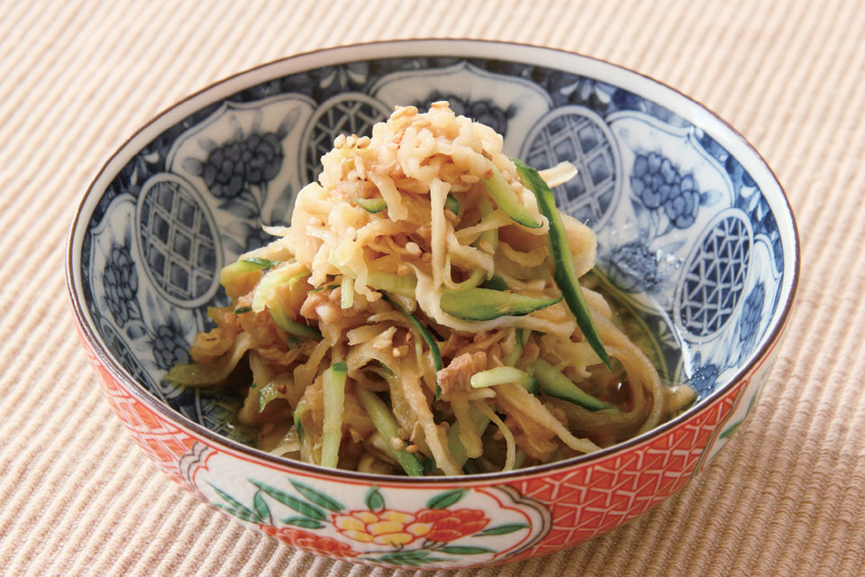 切り干し大根の中華風サラダ