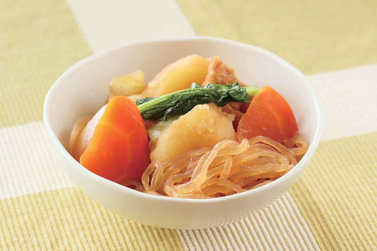 乾燥糸こんにゃくの煮物