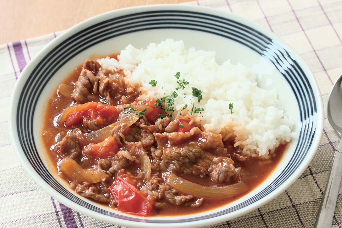 たれ付き牛丼用ハッシュドビーフ