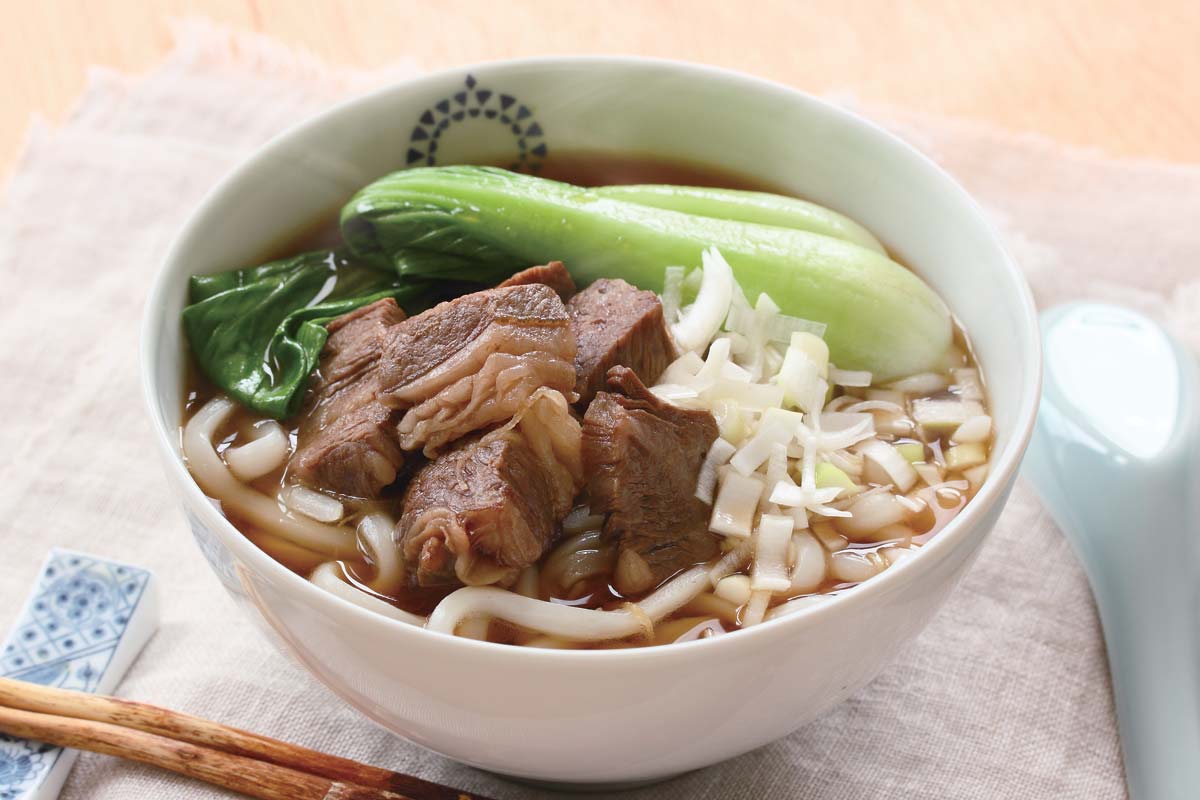 台湾風牛肉うどん