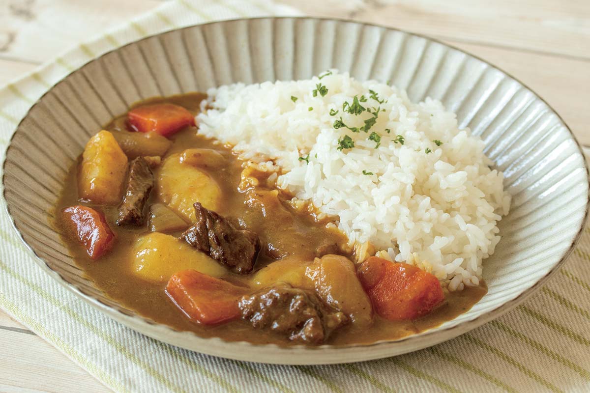 牛肉と春野菜のカレー