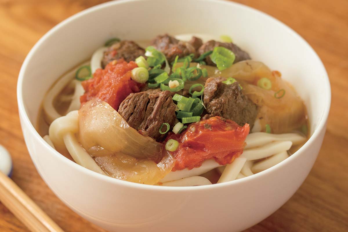 あっさり牛肉トマト麺