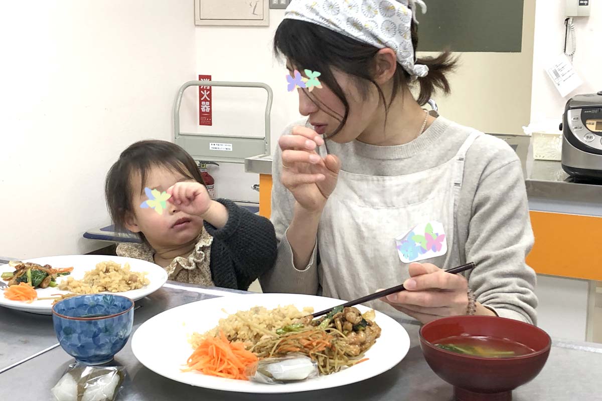 お子さんもモリモリ食べました