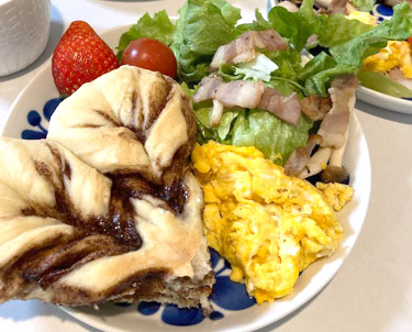 オールあいコープ食材と共に翌日の朝食に。