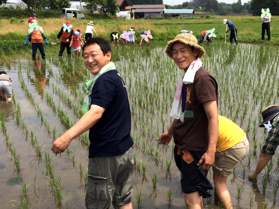 I耕塾 阿部塾長と中川
