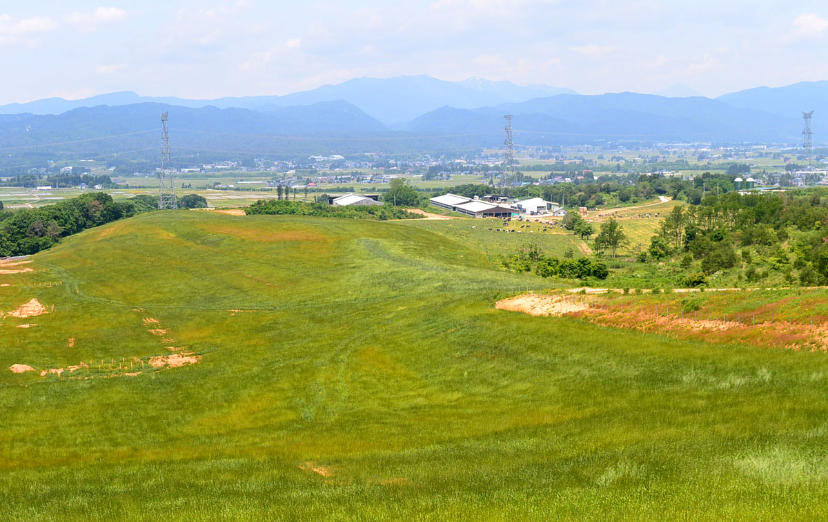 整地して牧草地を拡大