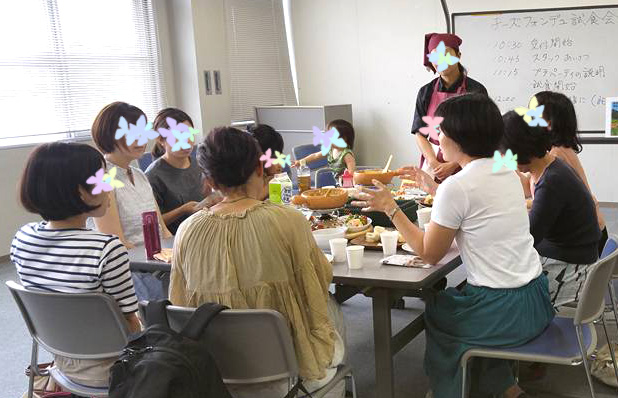 チーズフォンデュ試食会